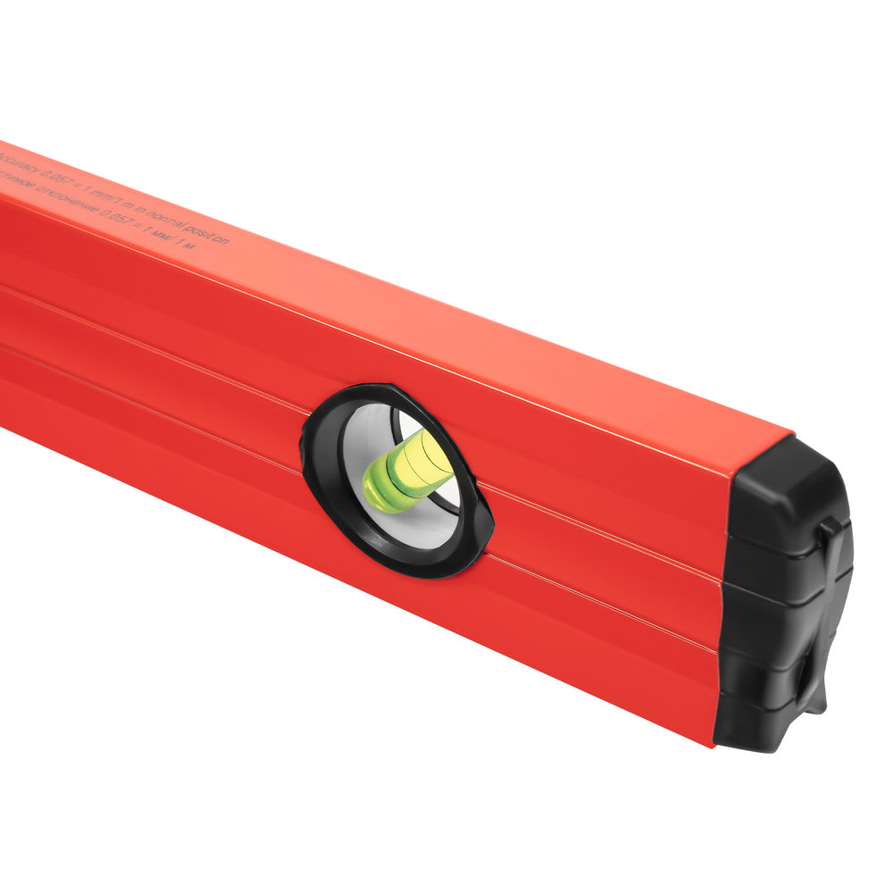 Уровень алюминиевый, 2000 мм, фрезерованный, 3 глазка, две эргономичные ручки Matrix (33234)