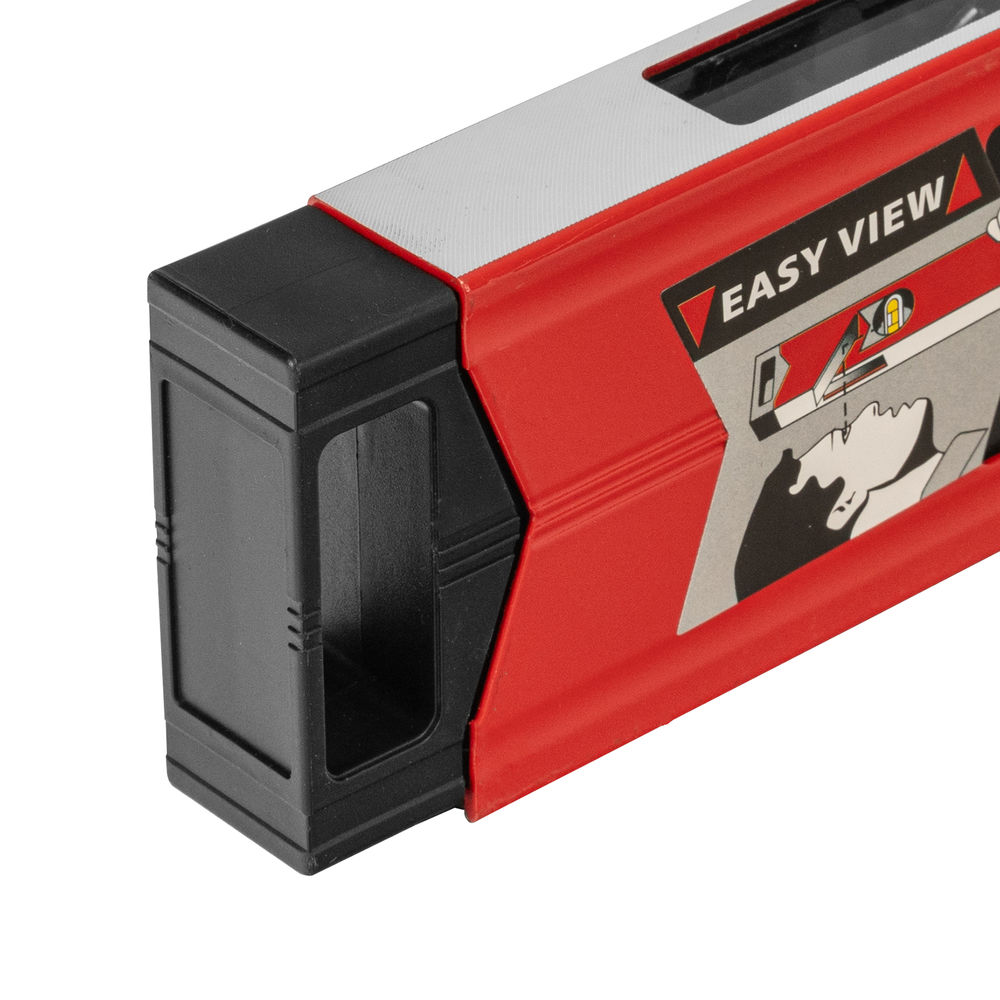 Уровень алюминиевый магнитный, 1500 мм, фрезерованный, 3 глазка (1 зеркальный) усиленный Matrix (34715)