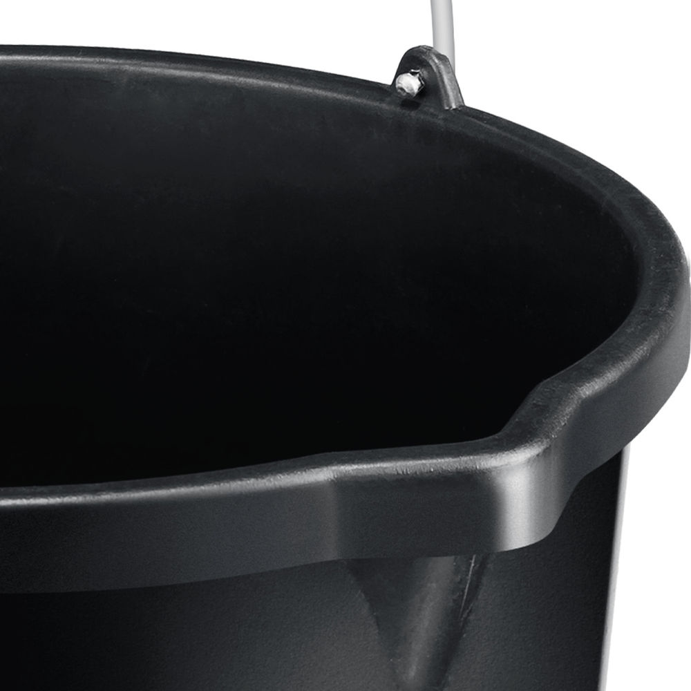 Ведро строительное 16 л, ударопрочный пластик, с носиком ЗУБР 06093-16