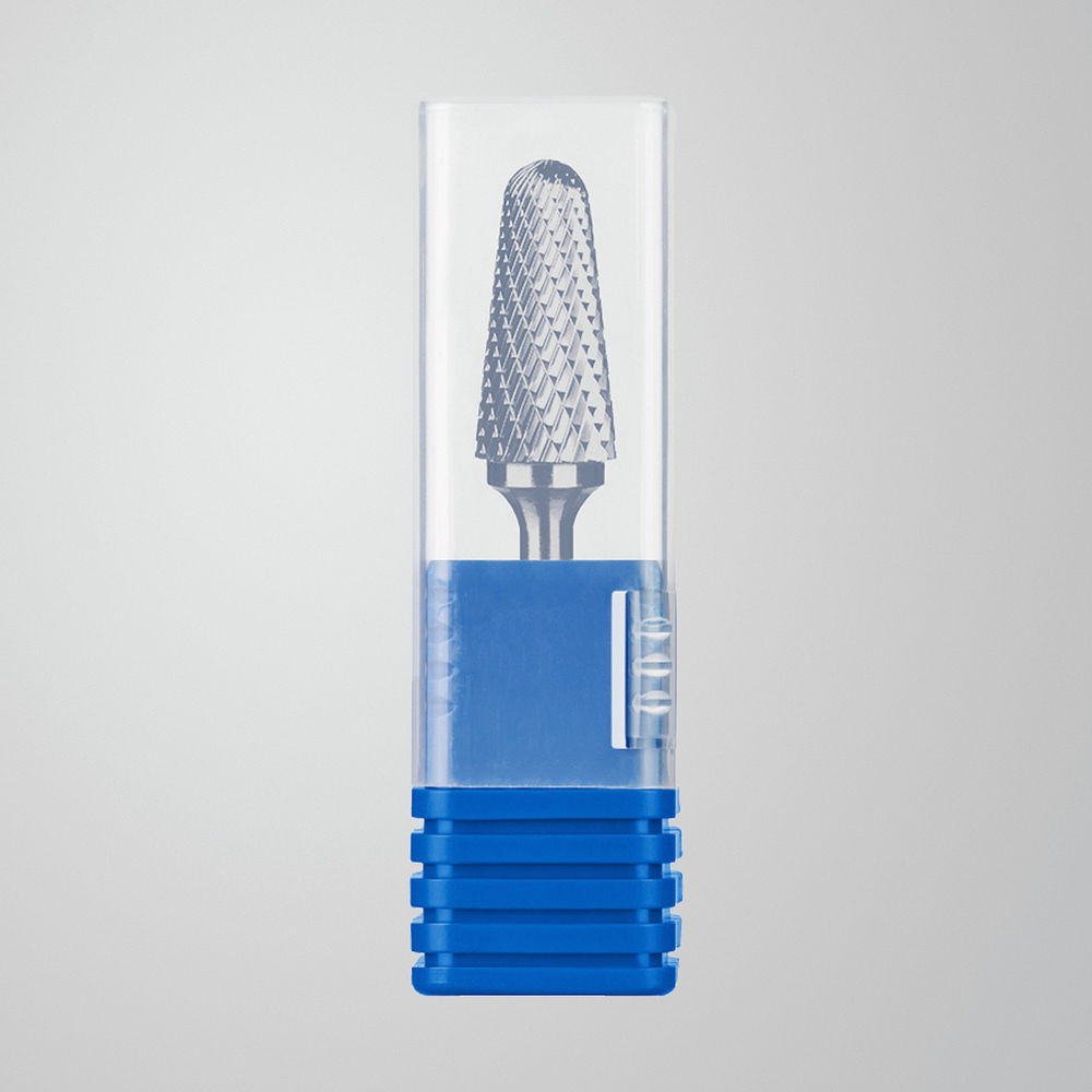 Борфреза твердосплавная 16?33 мм тип L конус с закругленным углом 28° радиус 4.5 мм хв-к 6 мм Профессионал ЗУБР 28810-16-33