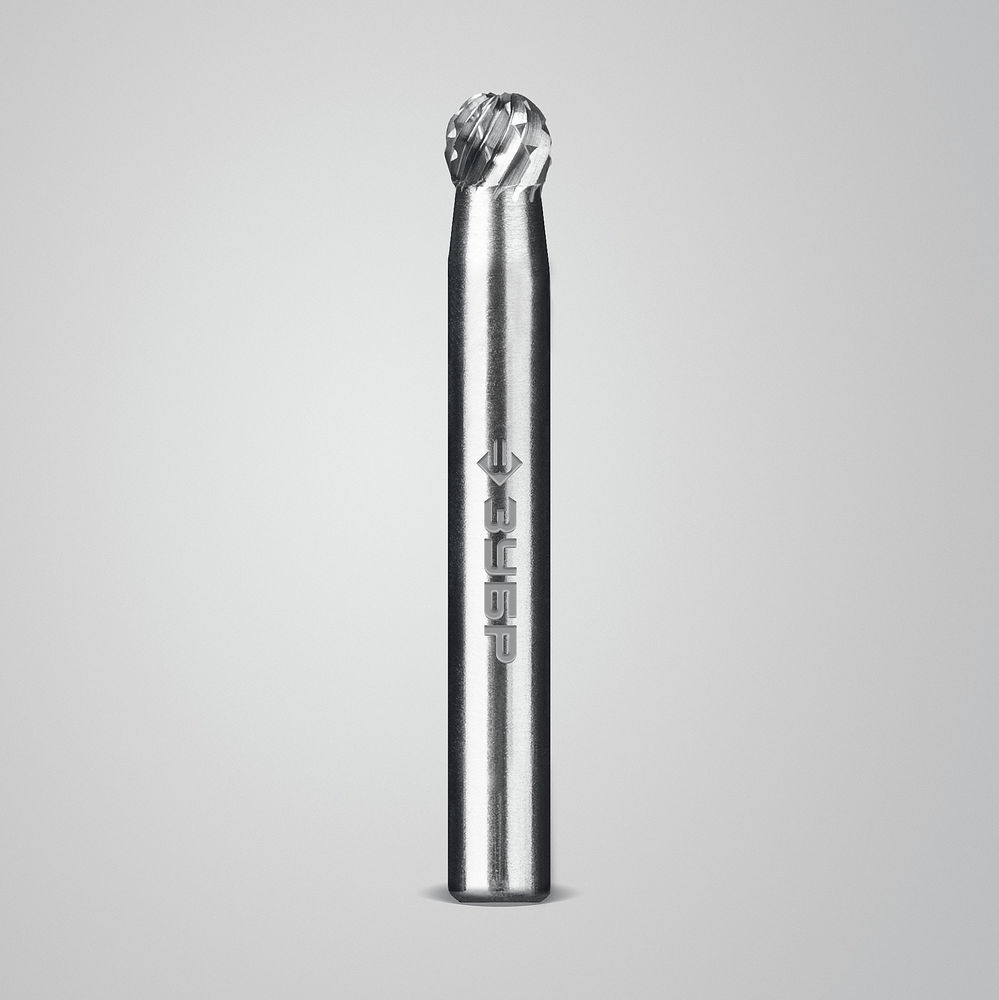 Борфреза твердосплавная 6?5 мм тип D сфера хв-к 6 мм Профессионал ЗУБР 28803-6-5