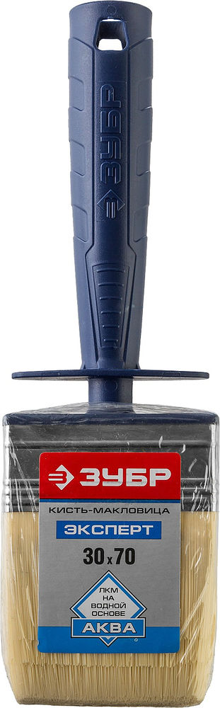 Макловица АКВА, 3 x 70 см, смешанная искусственная щетина, пластмассовый корпус, для воднодисперсионных и акриловых ЛКМ ЗУБР 01817-07