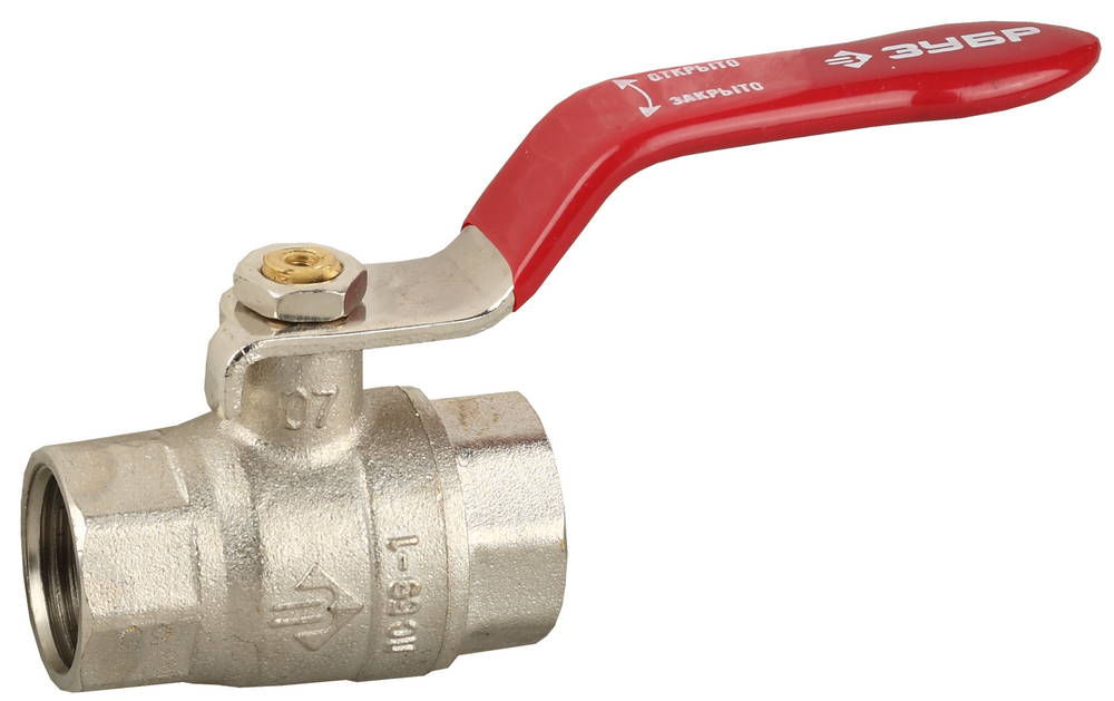 Шаровой кран d 1 1/4, «мама-мама» ЗУБР 51350-N-5/4