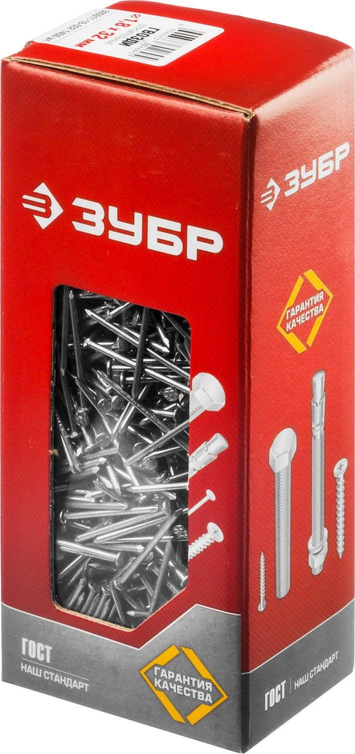 ЗУБР ГОСТ 4028-63, 32 x 1.8 мм, 1 кг, строительные гвозди (305011-18-032)