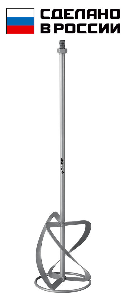 Насадка-миксер М14, d140 мм, для легких растворов сверху-вниз ЗУБР МНЛ-140