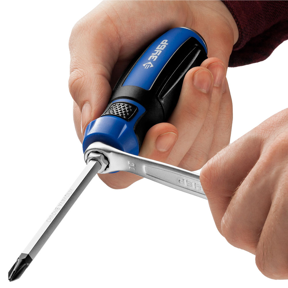 Ударная отвертка PH2 х 100 мм Профессионал ЗУБР Ударник 25272-2