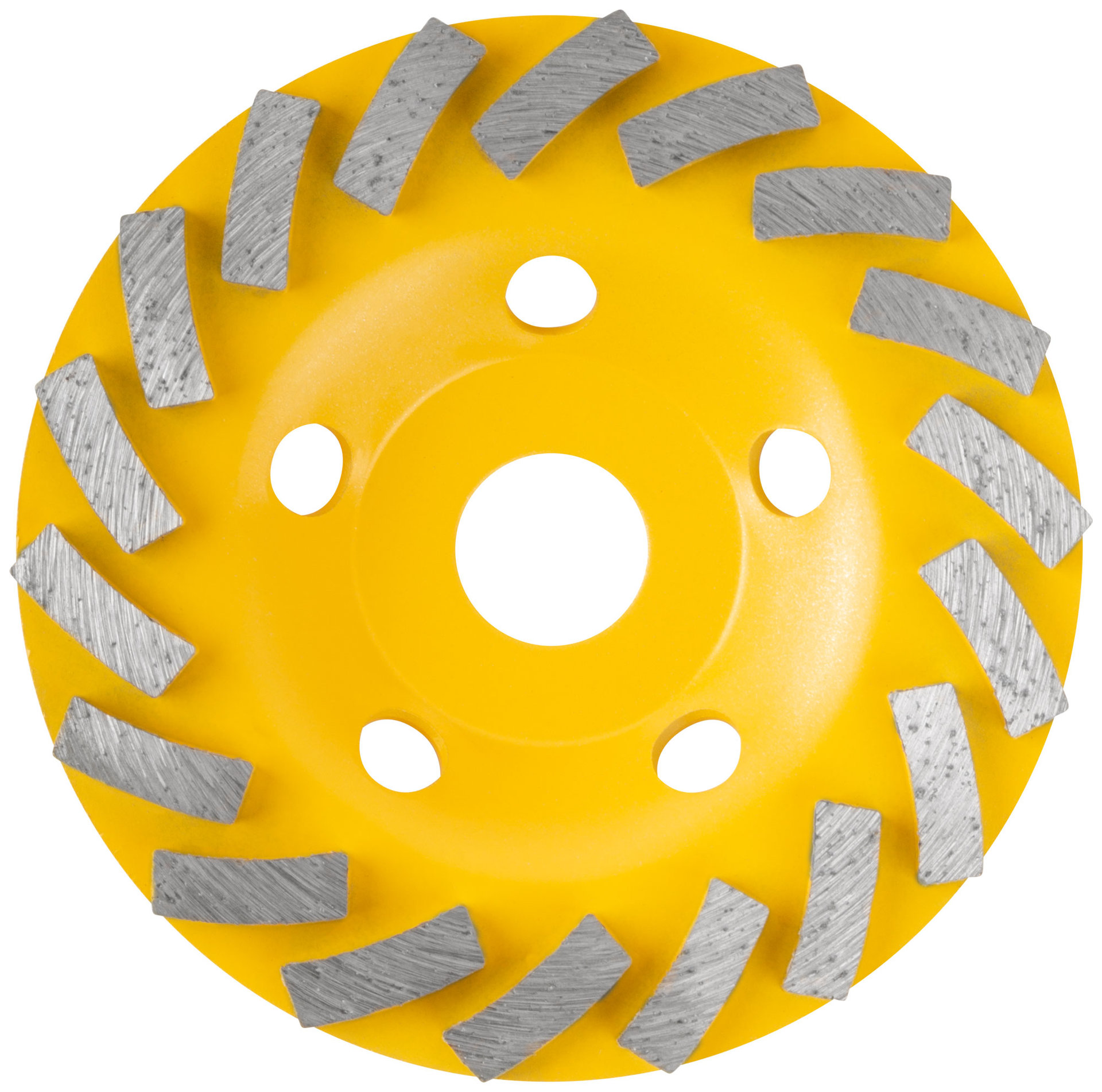 Диск алмазный шлифовальный, посадочный диаметр 22,2 мм, Турбо-сегмент 125 мм (39516)