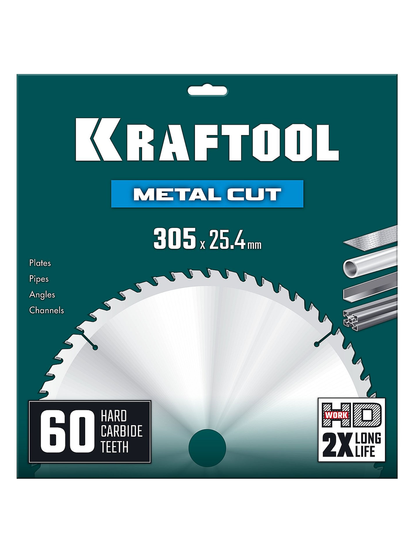 Диск пильный по металлу и стали Metal Cut, 305 х 25.4 мм, 60Т KRAFTOOL 36954-305-25.4-60