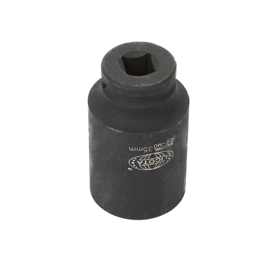 Головка торцевая ударная глубокая 35 мм 12-гранная 1/2 Licota A4235WL