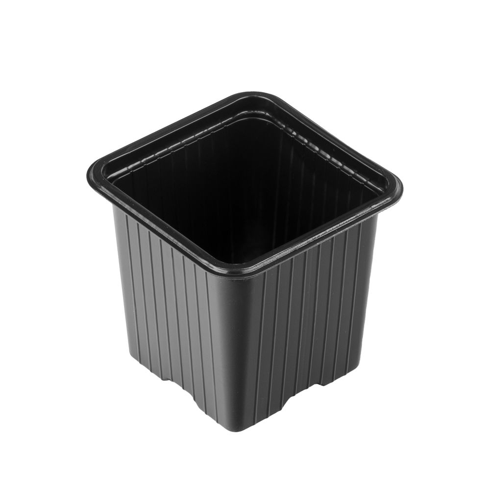 Горшочек для рассады, 70 х 70 х 65 мм, полистирол, 10 шт, (64345)