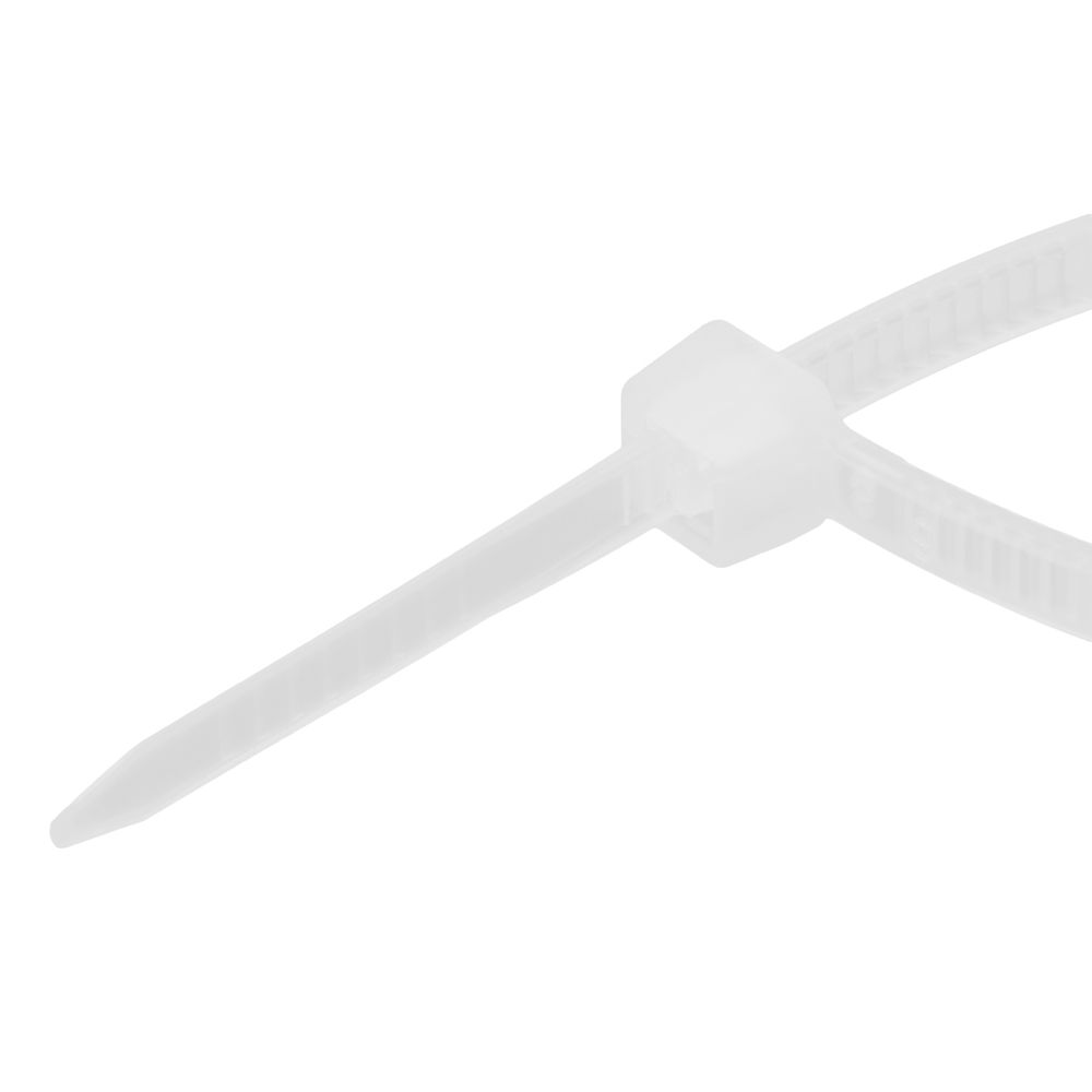 Хомуты, 160 x 2.5 мм, пластиковые, белые, 100 шт Сибртех (45523)