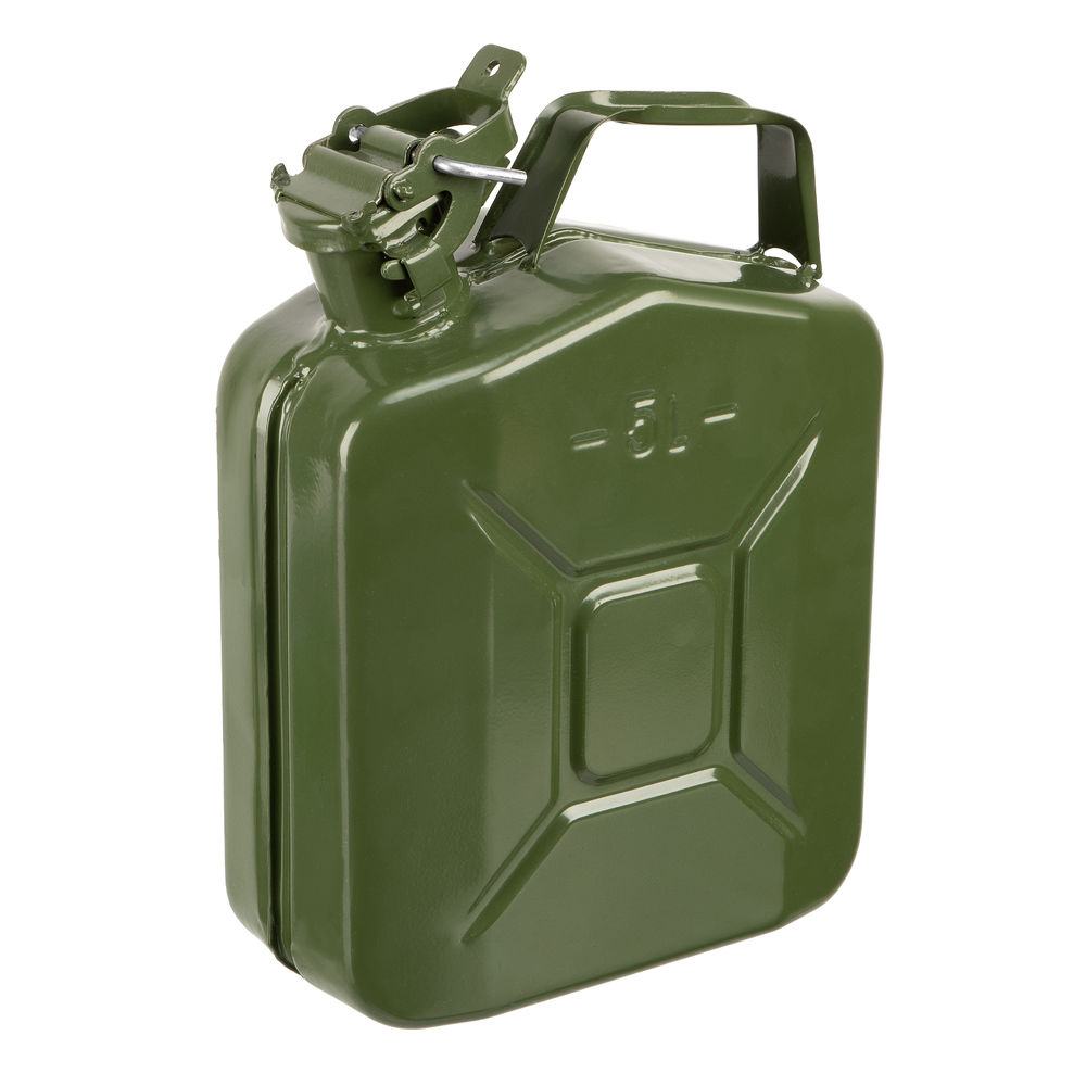 Канистра для топлива, металлическая, толщина стенок 0,8мм, 5 литров (53140)