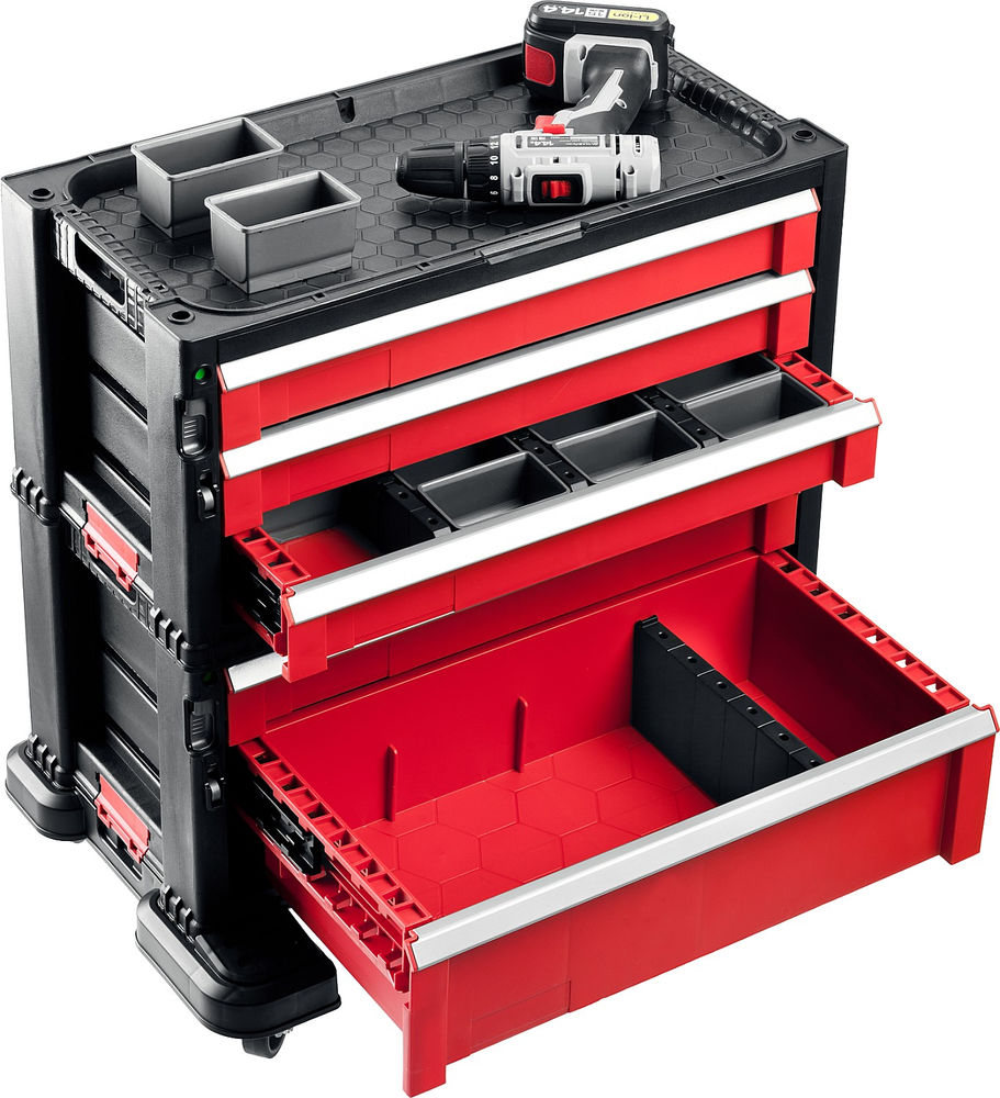 Ящик пластиковый 562 х 289 х 502 мм (22) с 5 выдвижными полками DRAWER KETER 38380-5