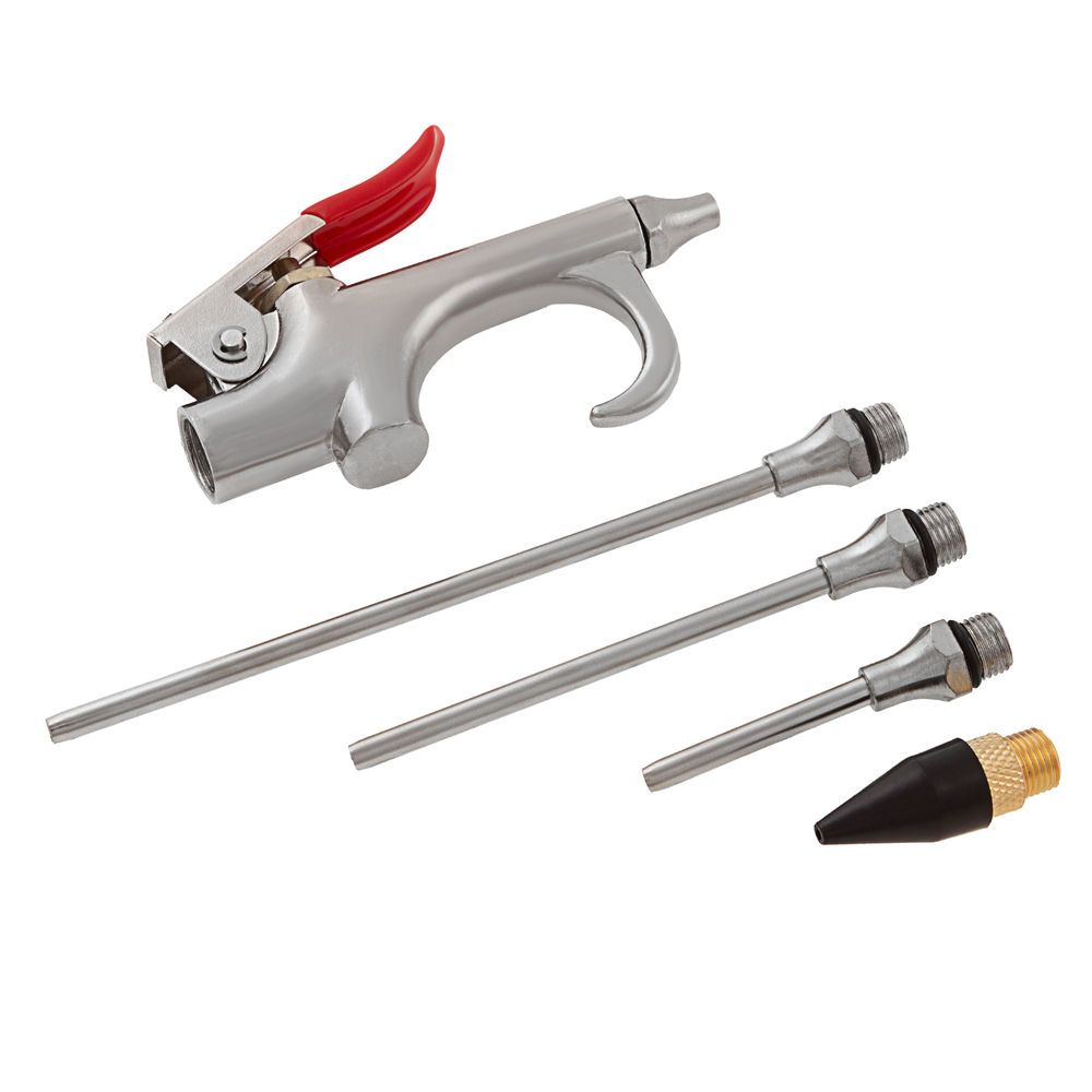 Набор продувочный пистолет, пневмат. в комплекте с насадками, 4 шт Matrix (57338)