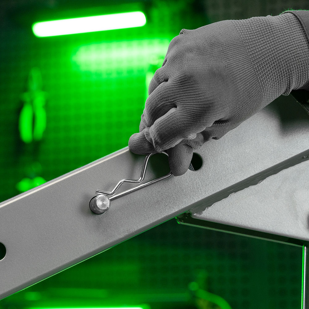 Набор шплинтов, S головки, с фиксацией, 150 предметов Сибртех (47605)