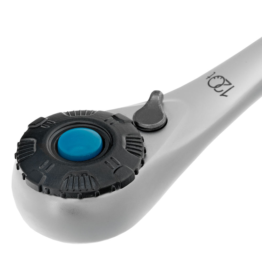 Набор торцевых головок, трещотка 120 зубьев, 1/4, CrV, 12 предметов Gross