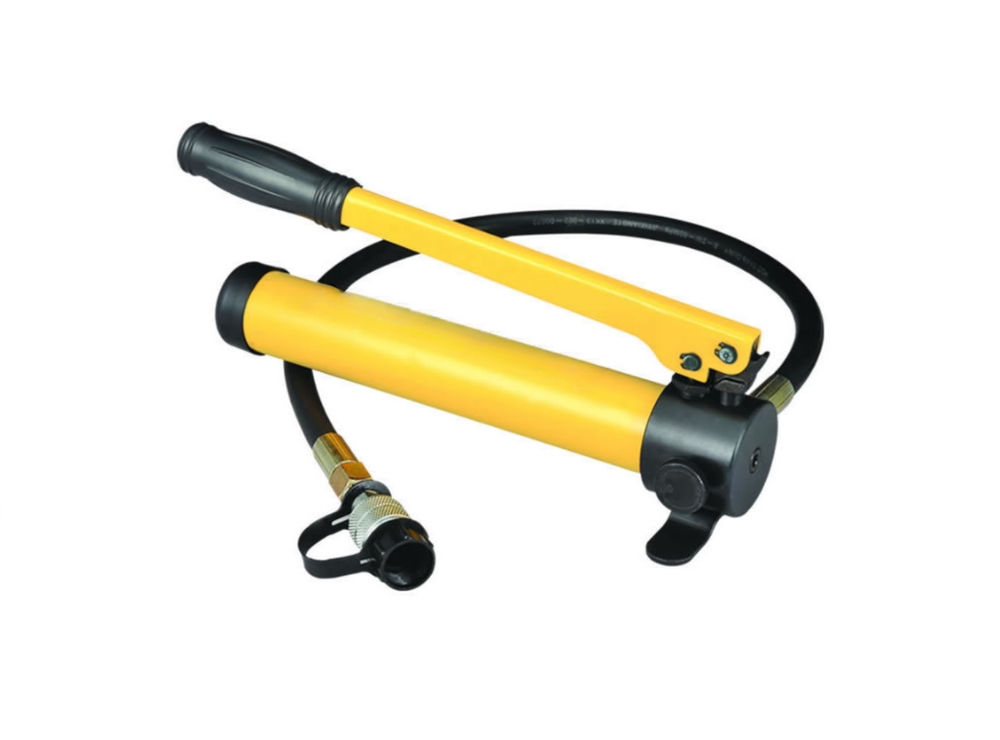 Насос ручной гидравлический НРГ-390Б; 600 бар; 0,36 л, боковой подвод, ТЕХРИМ, 811005-9