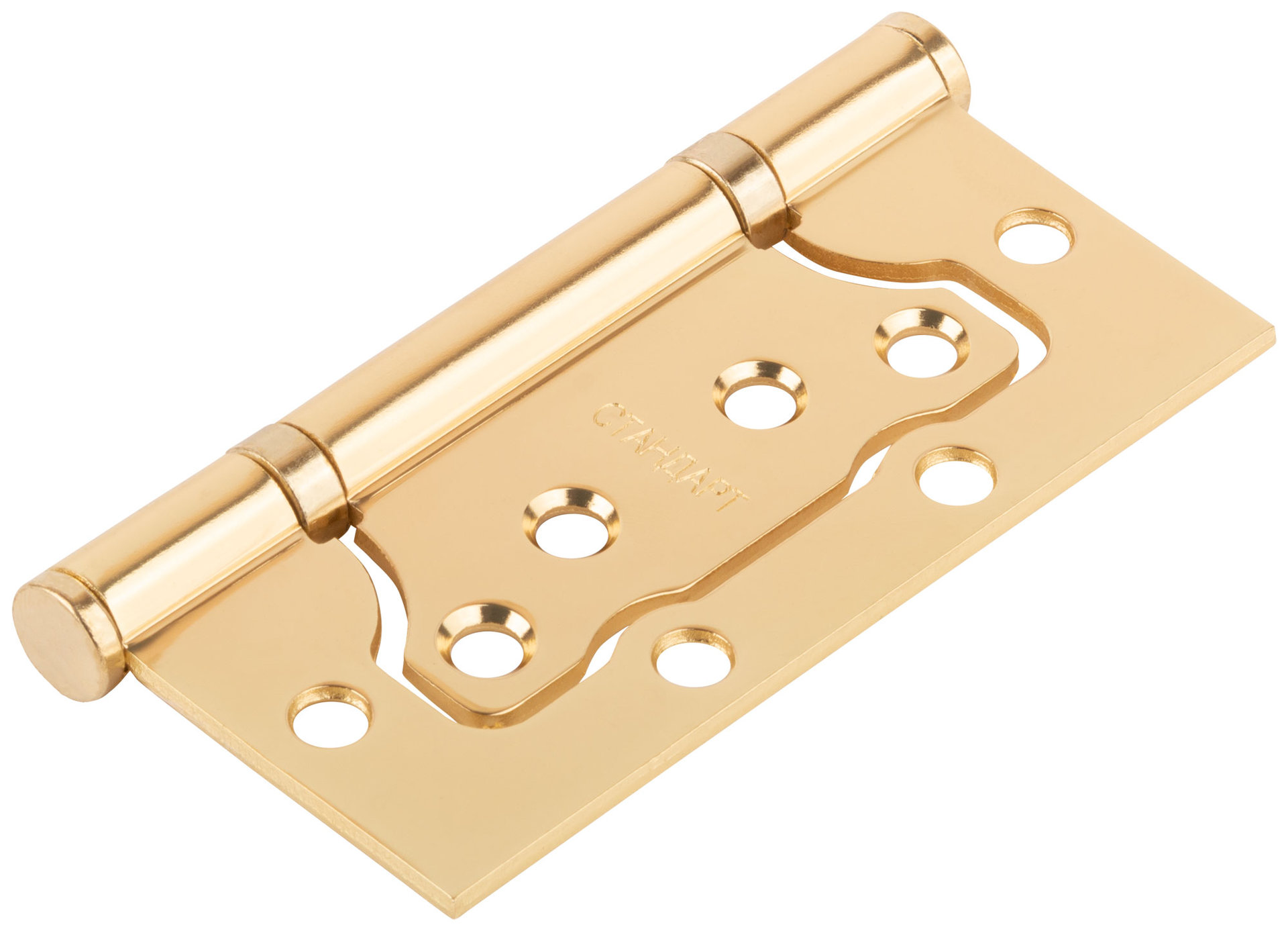 Петля дверная универсальная (без врезки) Стандарт 100х75х2,5 мм латунь (2ВВ - ВР) (66314)