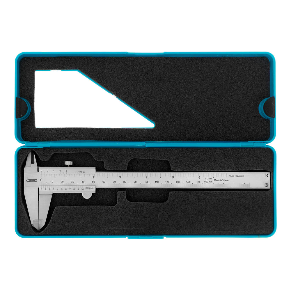 Штангенциркуль, 150 мм, 0.05 мм, нержавеющая сталь, с глубиномером Gross (31671)