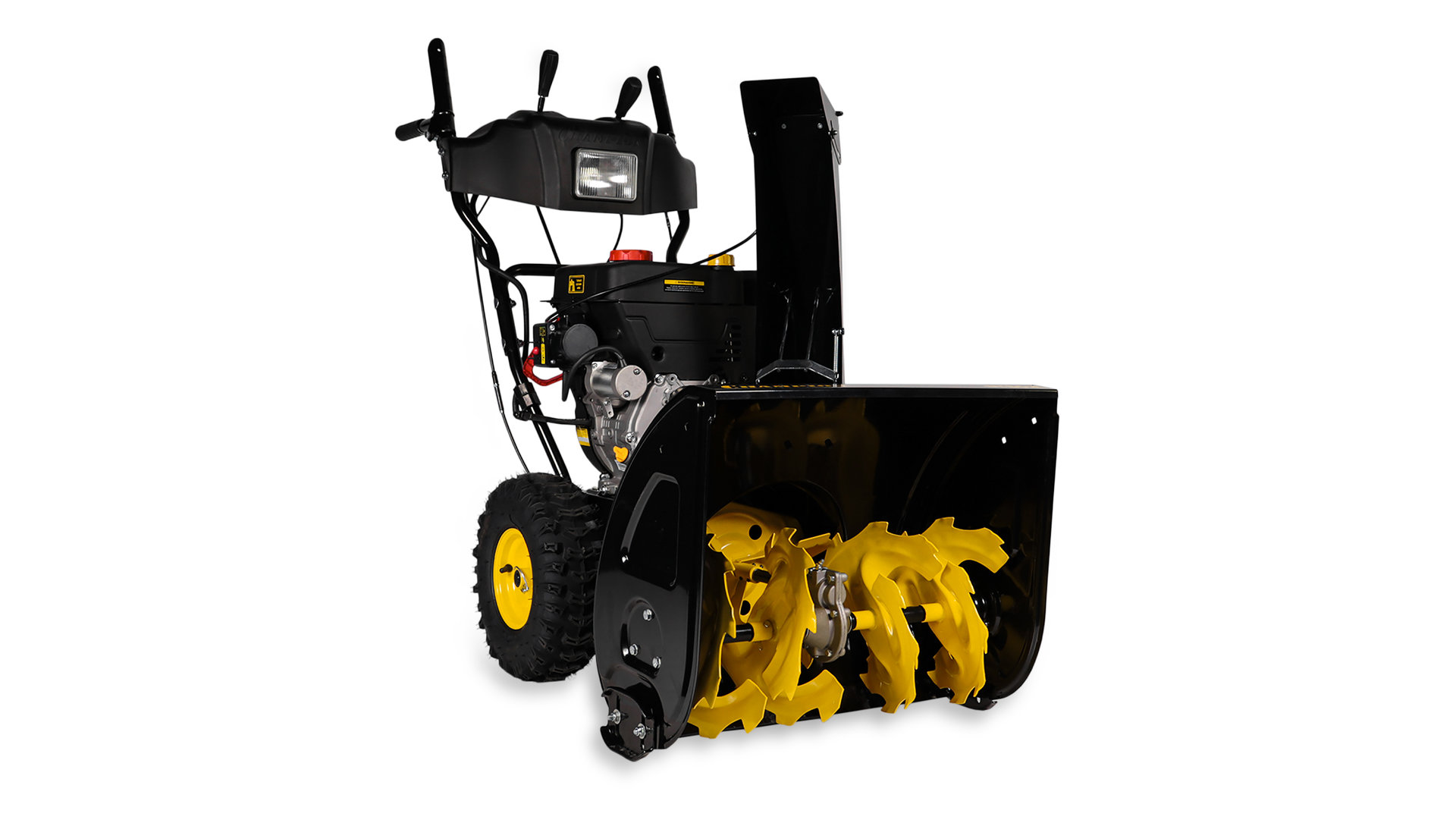 Снегоотбрасыватель CHAMPION ST861E (10лс61см6F/2Rколеса4л90,5кг эл.стартер,фара,обогрев,зимний дв.) (ST861E)