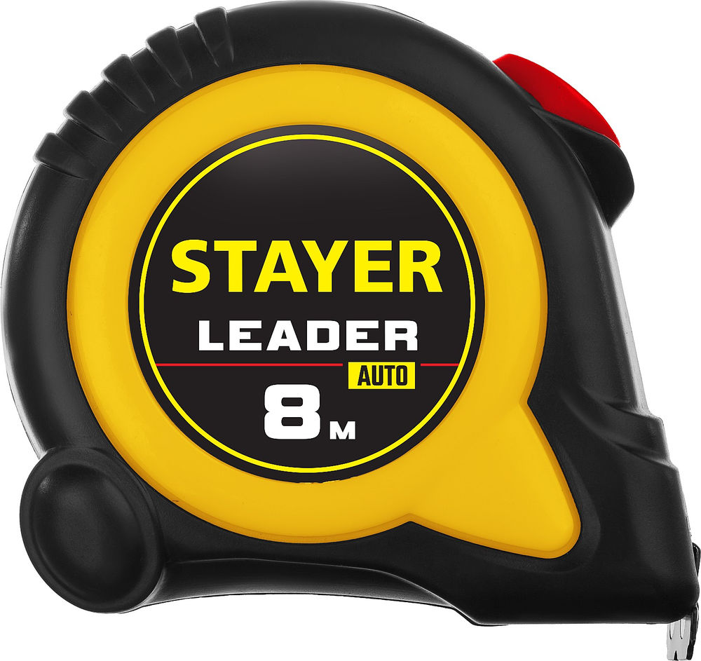 Рулетка с автостопом 8 м х 25 мм Leader Professional STAYER 3402-08-25