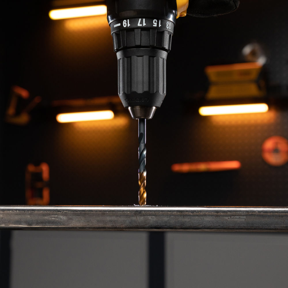 Сверло по металлу, 6,5 мм, HSS-Tin, Golden Tip, 10 шт. Denzel (717216)