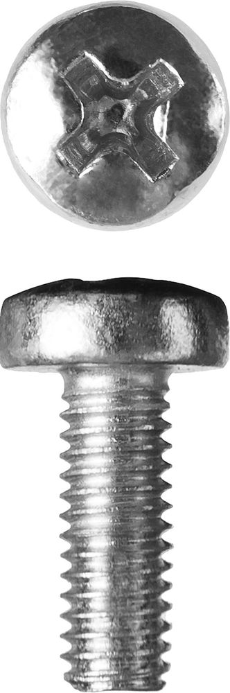 Винт с полусферической головкой M3?10 мм DIN 7985 кл. пр. 4.8 цинк 5 кг ЗУБР 303150-03-010