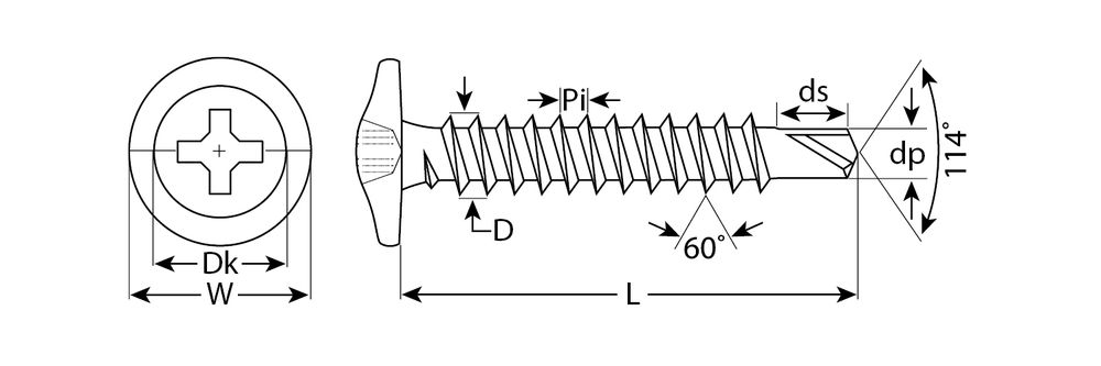 Саморез с пресс-шайбой и сверлом 25 х 4.2 мм, цинк, 25 шт ЗУБР ПШМ-С 300216-42-025