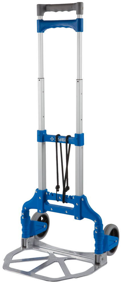 Складная хозяйственная тележка до 60кг каркас и платформа из алюминия платформа 39х28 см колеса d13 см вес 3.2кг Профессионал ЗУБР ТР-60 38750-60