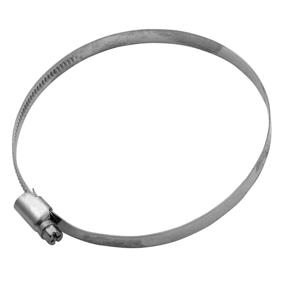 Хомуты нержавеющая сталь, Стандартное болтовое крепление 90-110 мм, 25 штук в упаковке, ширина 9 мм Сибртех (47588)
