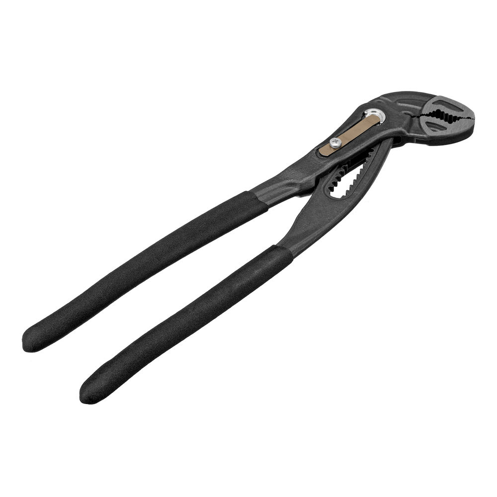 Клещи переставные, кнопочный механизм, обливные рукоятки, 250 мм Denzel (17906)