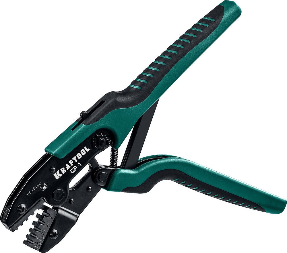 Пресс-клещи 0.5–6 мм? CP-1 для втулочных наконечников KRAFTOOL 45461-1