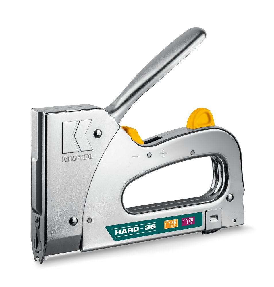 Кабельный рессорный степлер EXTREM 36, тип 36 (L) калибр 20GA (10 - 14 мм)/28 KRAFTOOL 3186