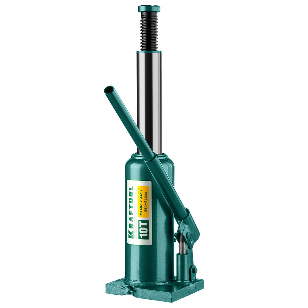 Домкрат бутылочный гидравлический 10 т, 230 - 460 мм KRAFT-LIFT KRAFTOOL 43462-10