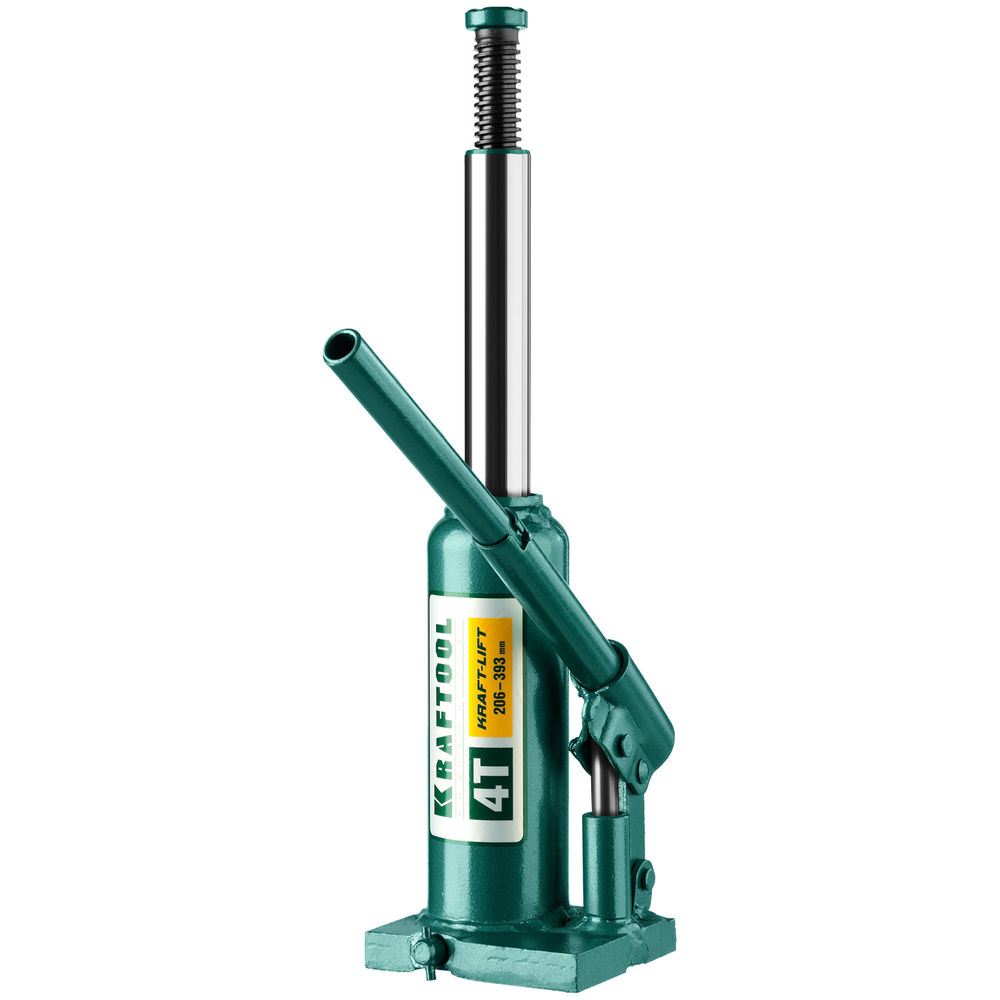 Домкрат бутылочный гидравлический 4 т, 194 - 372 мм KRAFT-LIFT KRAFTOOL 43462-4