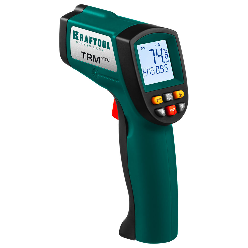 Пирометр инфракрасный TRM-1000, –50° +950°С KRAFTOOL 45703-950