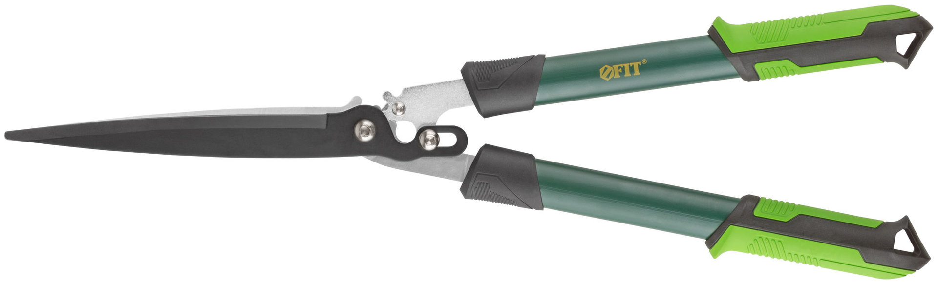 Кусторез, тефлоновое покрытие, шестеренч. передача, стальные ручки с прорезинен. рукоятками 675 мм (77110)