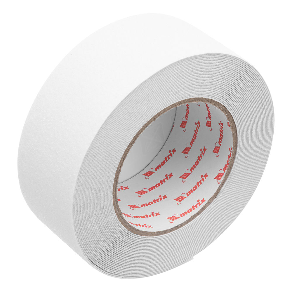 Лента клейкая противоскользящая, прозрачная 50мм x 10 м Matrix (88716)