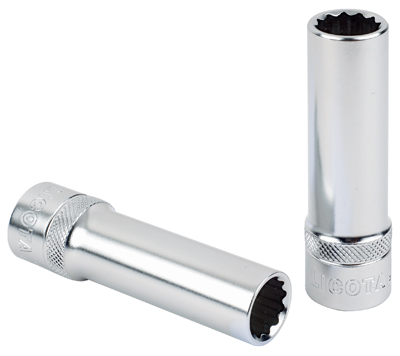 Головка торцевая глубокая 12гр. 8 мм 1/2 Licota F4008L