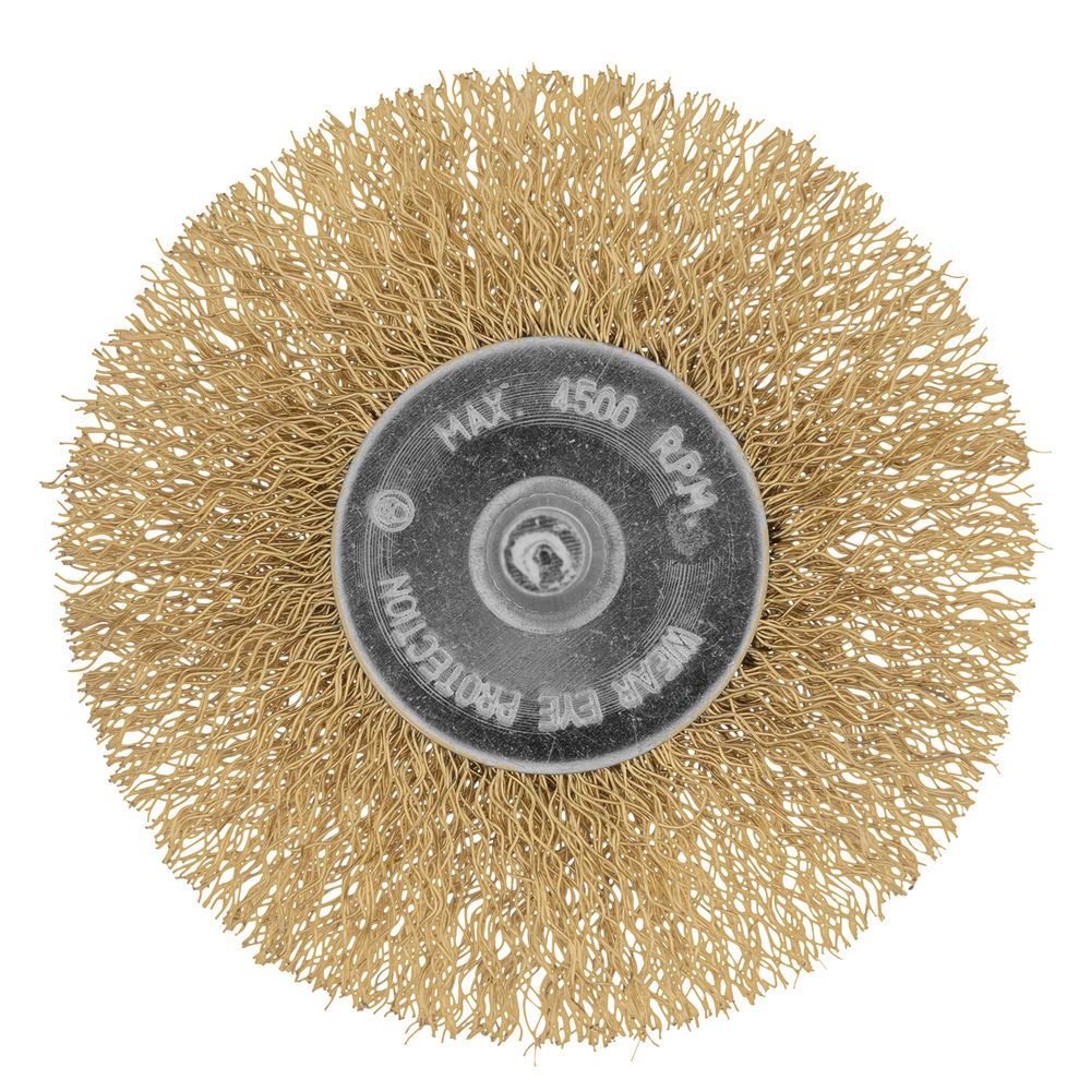 Набор щеток для дрели, 5 шт, 5 плоских 25-38-50-63-75 мм, со шпильками, металлические Matrix (74494)