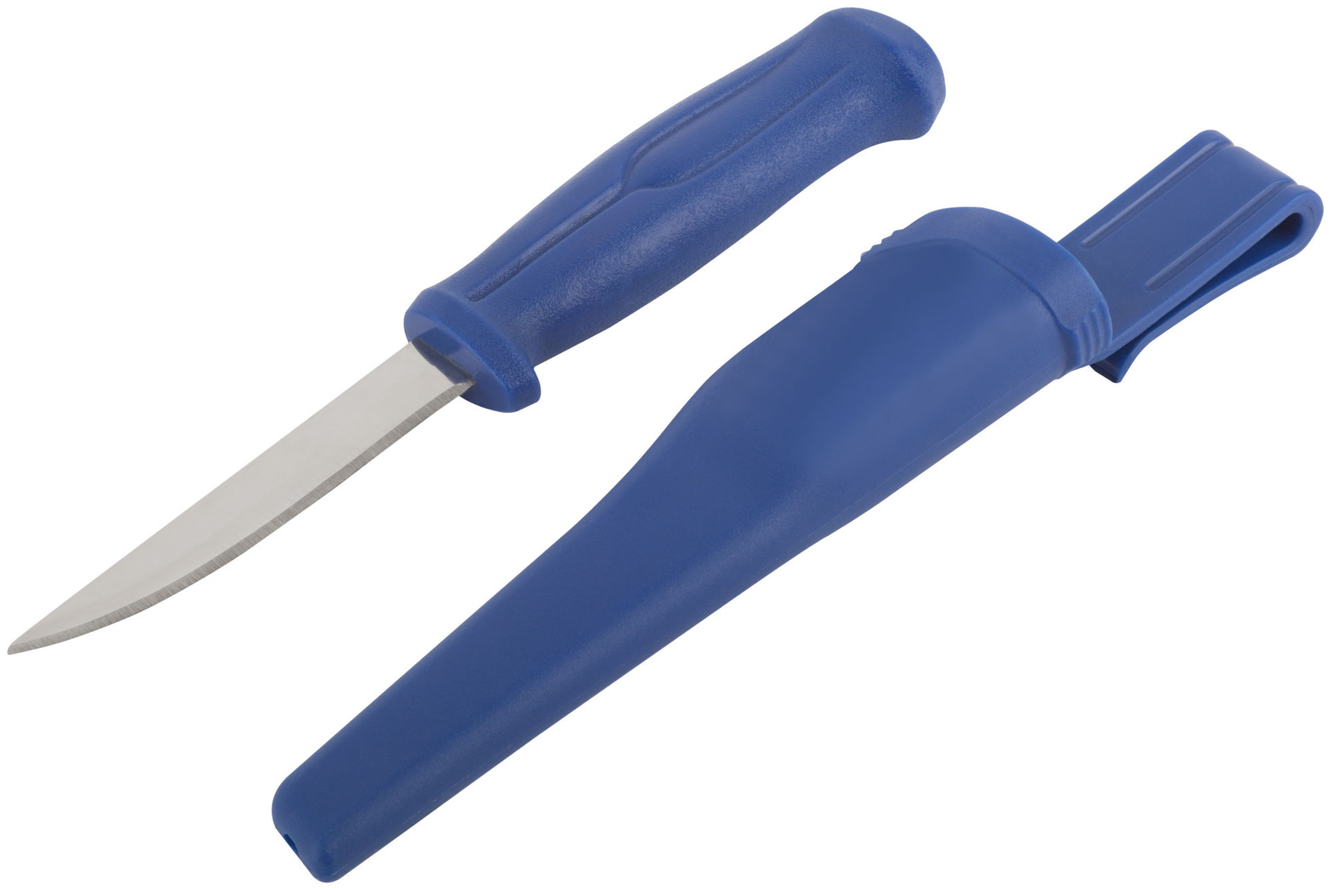 Нож строительный, нержавеющая сталь, пластиковая ручка, лезвие 100 мм (10606М)