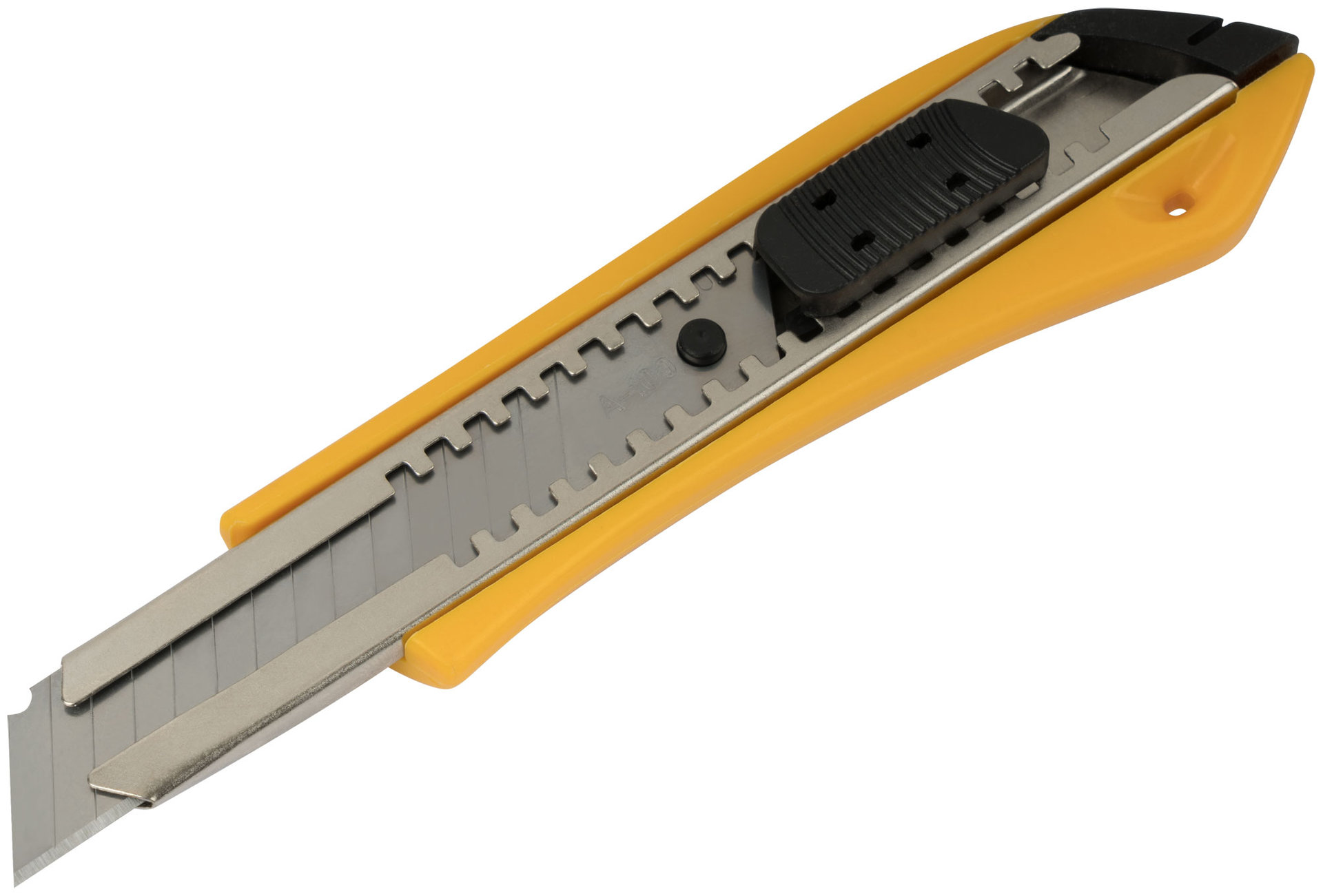 Нож технический 18 мм усиленный пластиковый, лезвие 15 сегментов (10225)