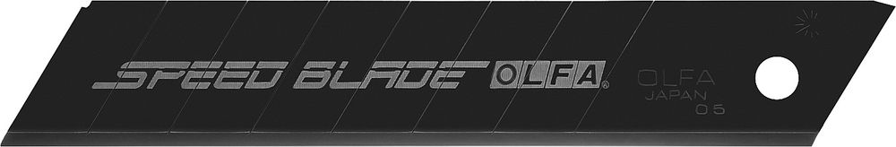 Тефлоновые сегментированые лезвия 18 мм, 5 шт, в пластиковом кейсе + блистер OLFA OL-LFB-5B