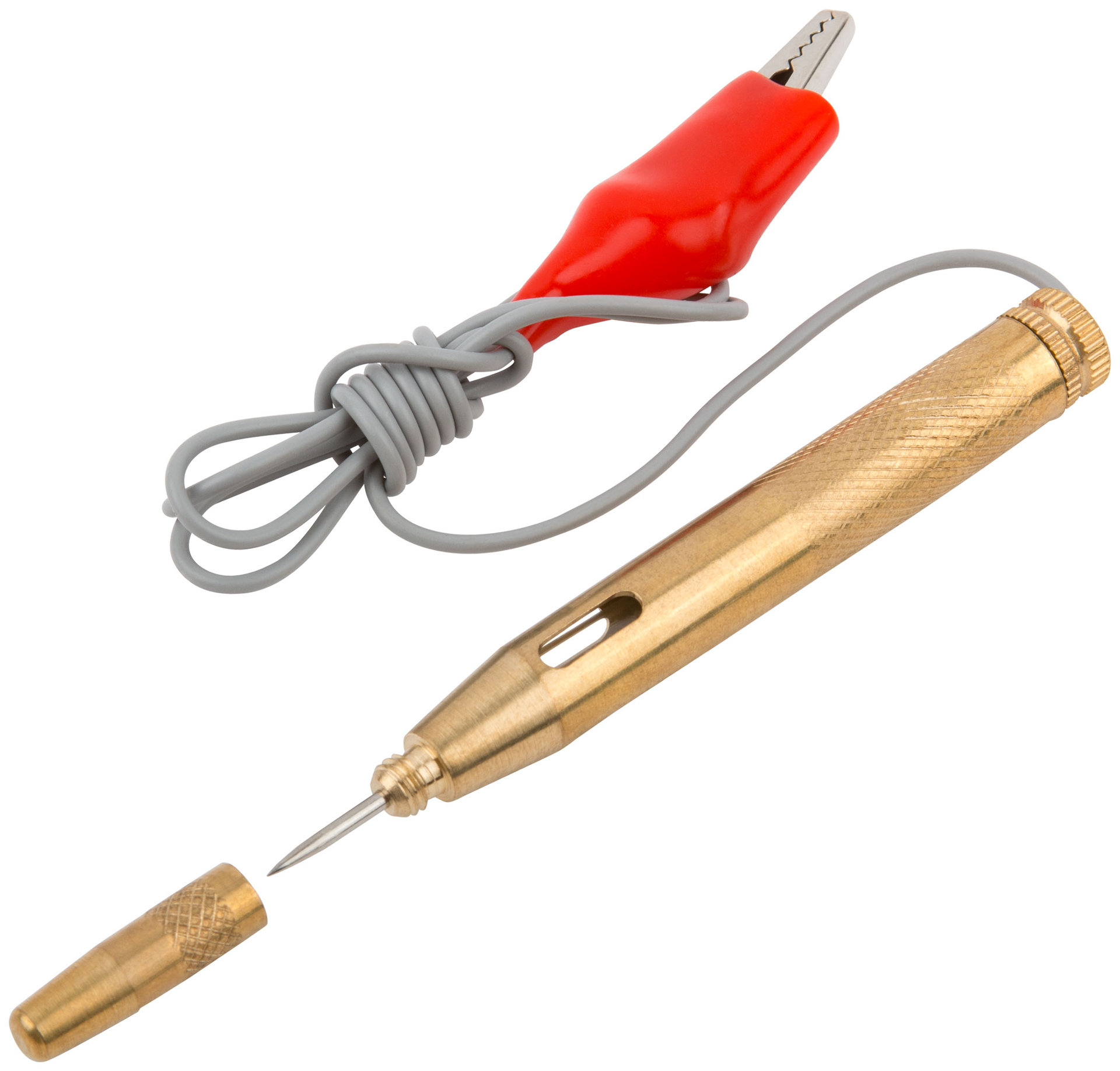 Пробник автомобильный, металлический корпус 6-24 В (56552)