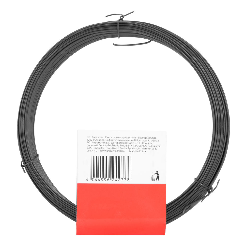 Проволока стальная 30 м, вязальная, термообработанная 1.2 мм Сибртех (84909)