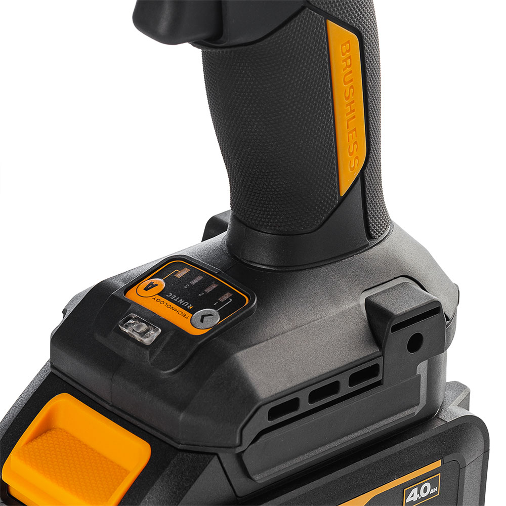 Гайковерт ударный аккумуляторный PRO 1/2, 20В, 2*4Ач, 1100Нм RUNTEC RT-IW1100