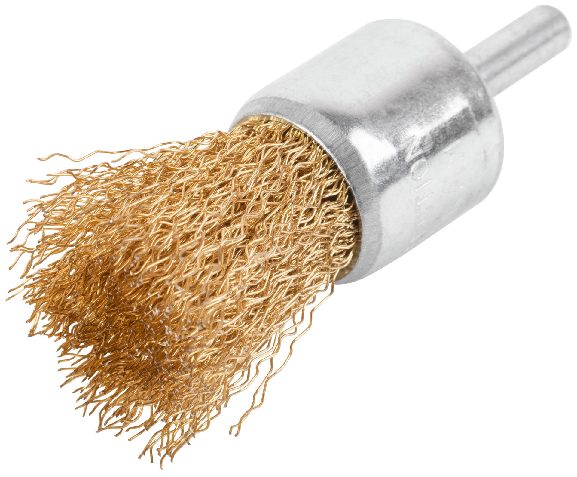 Щетка для дрели, тип Чашка, латун. витая проволока 0,3 мм, 25 мм, блистер, CUTOP Profi (82-918)