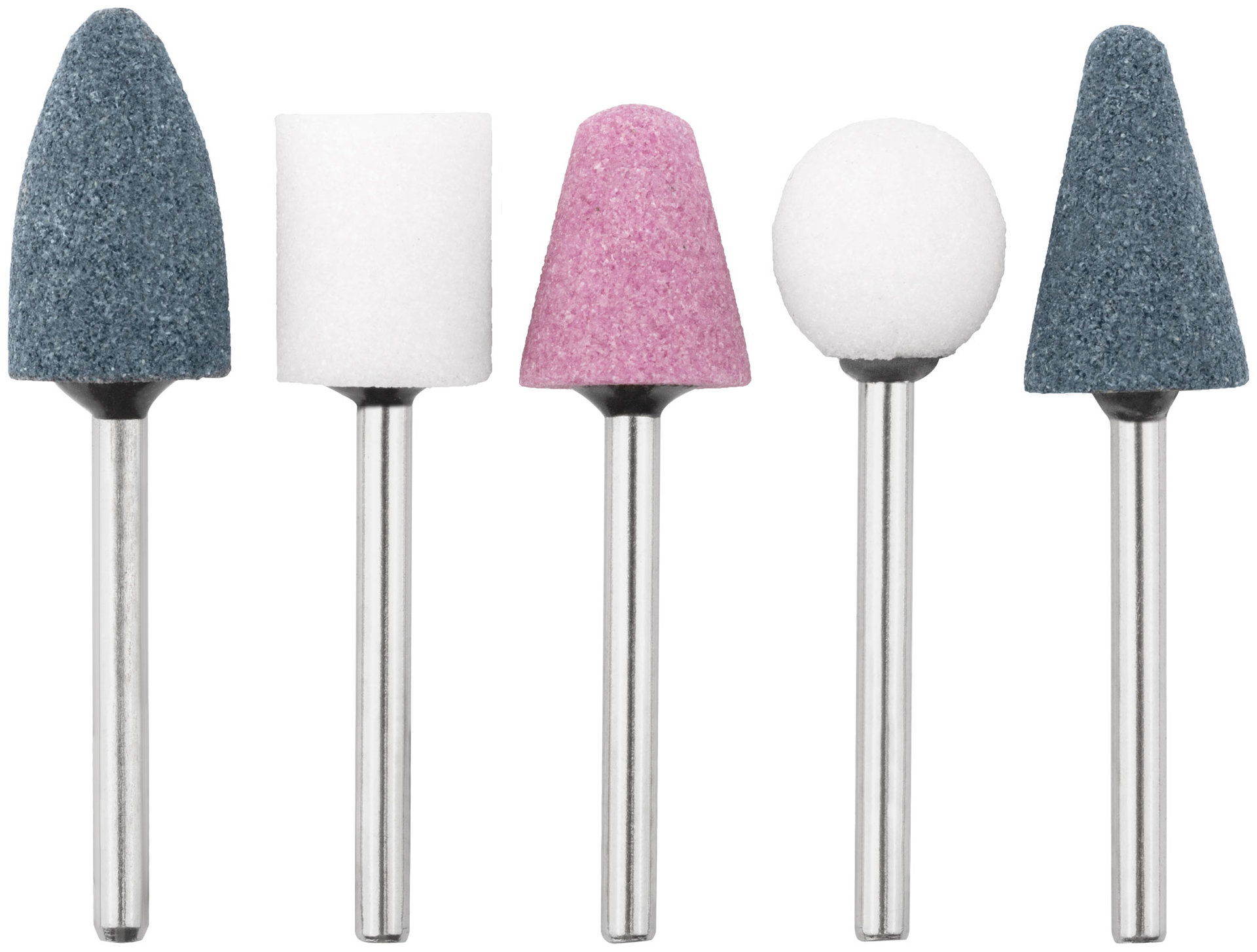 Шарошки абразивные по металлу, 5 шт. ( малые ) (36465)