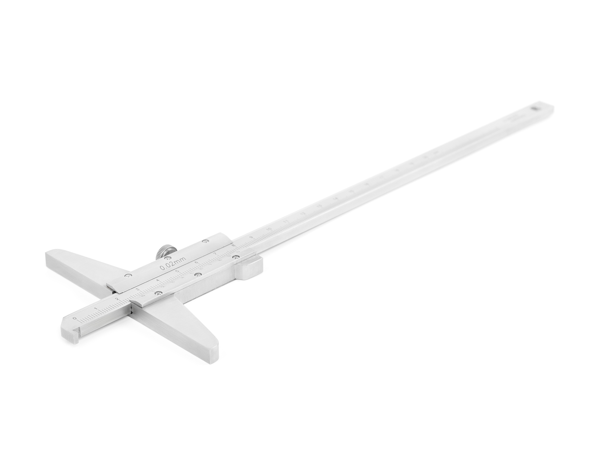 Штангенглубиномер нониусный 0-200 0,02 с т-ром съемный корпус 155-102К Guanglu