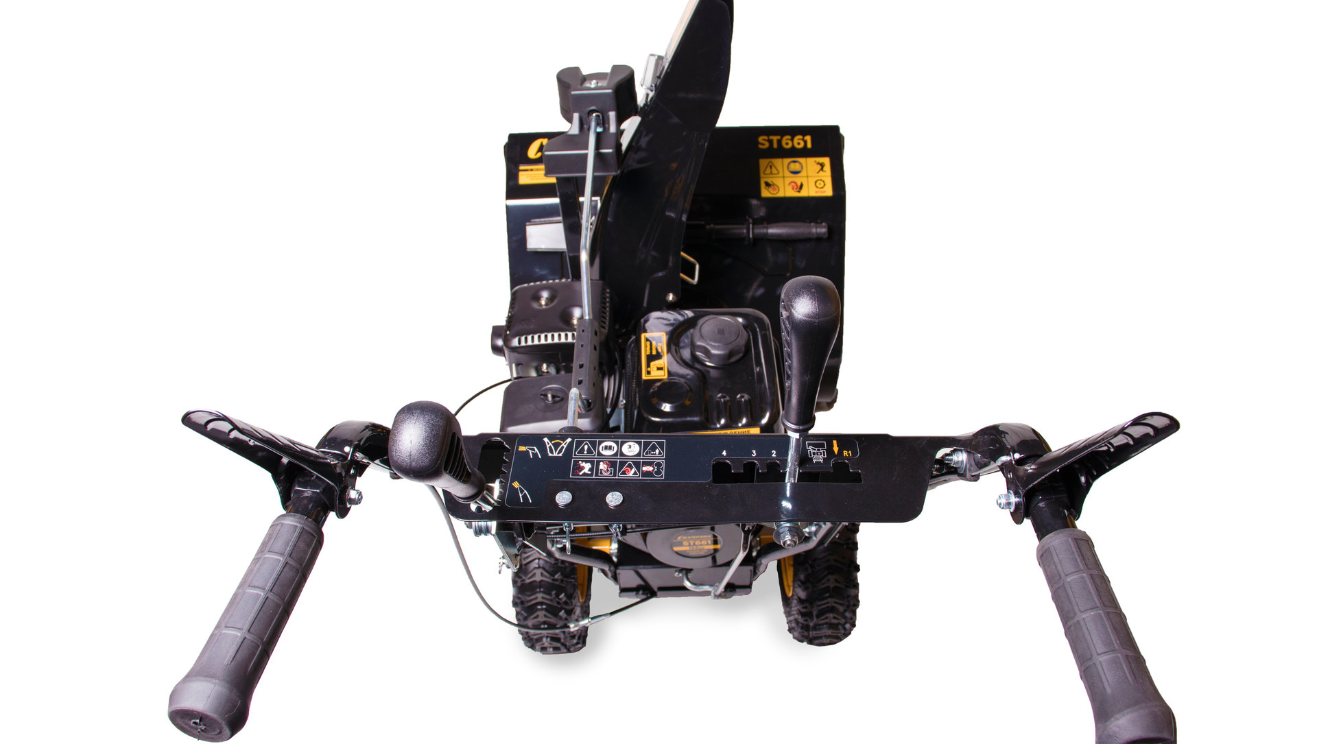 Снегоотбрасыватель CHAMPION ST661 (6,5лс 61см 4F/1R колеса 3,6л 61,5кг руч.стартер) (ST661)